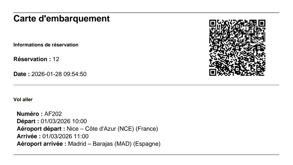Flying Web - Application Web de gestion